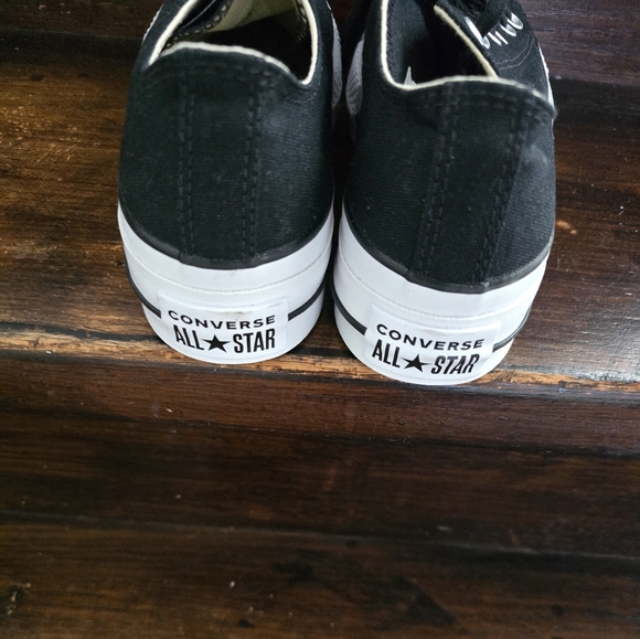 Converse All Star Black and White Sneakers - Picture 1 of 4